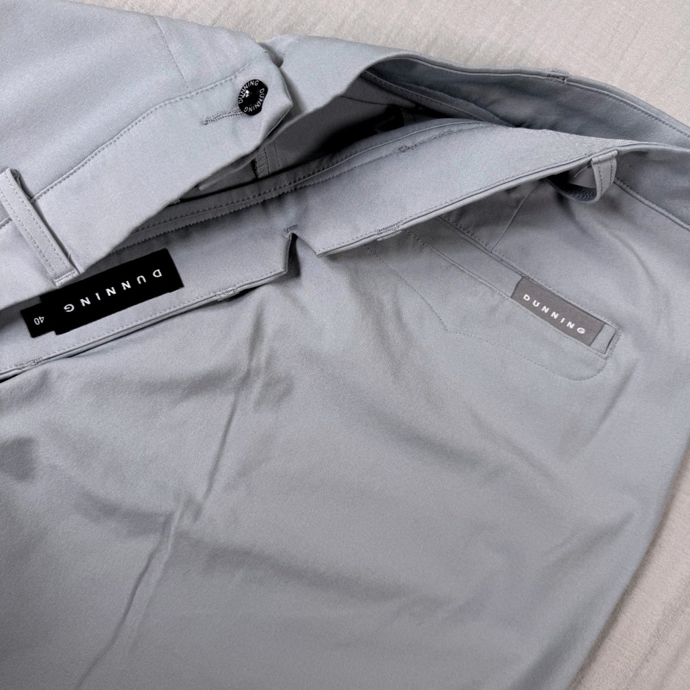 Dunning Golf Shorts Mens Gray Size 40 Performance Stretch Breathable 9"‎ Inseam